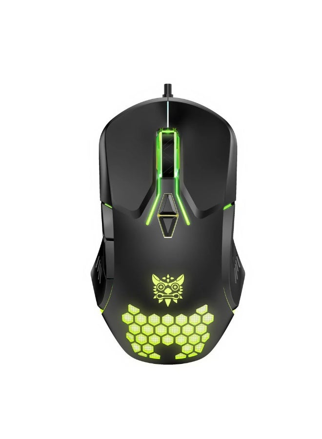 onikuma CW902 Wired Computer/Laptop Gaming RGB Glowing Mouse - Image 1